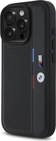Immagine prodotto BMW BMHCP16X23PUPVK Custodia rigida per iPhone 16 Pro Max 6,9" in pelle/nero M Linea di dettaglio (Apple iPhone 16 Pro Max)