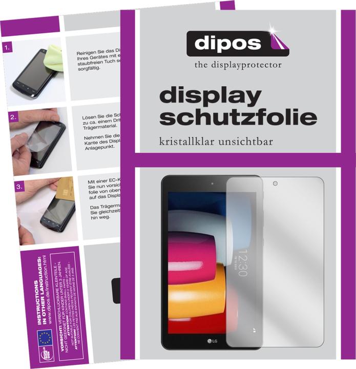 Produktbild Dipos Displayschutzfolie Crystalclear (2 Stück, LG G Pad 4)