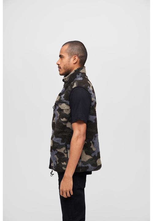 Image du produit Brandit Gilet en polaire Teddy Taille S Couleur camouflage foncé (S)
