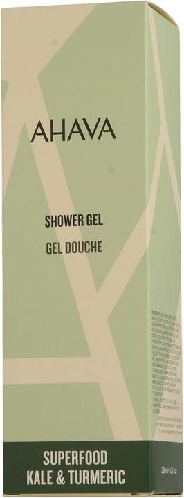 Produktbild Ahava SUPERFOOD Shower Gel "Kale & Turmeric" - Pflegendes Duschgel mit Grünkohl und Kurkuma (200 ml)