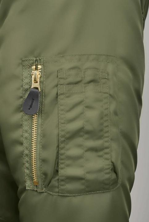 Produktbild Brandit MA2 Fur Collar Outdoorjacke Grösse M Farbe Oliv (M)