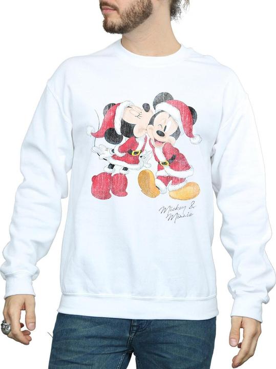 Produktbild Disney Mickey And Minnie Christmas Kiss Sweatshirt (S)