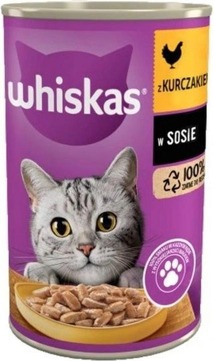 Produktbild Whiskas HUHN FÜR ERWACHSENE - DOSE 400G (Adult, 1 Stk., 400 g)