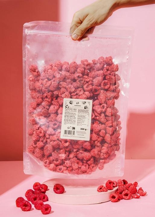 Produktbild KoRo Gefriergetrocknete Himbeeren (350 g)