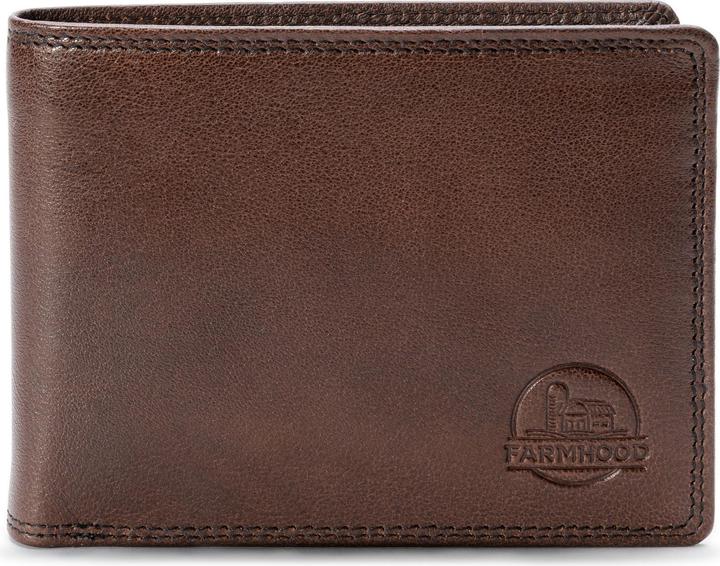 Farmhood Memphis Geldbörse RFID Schutz Leder 12.5 cm