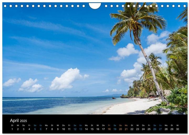 Produktbild Philippinen Foto Wandkalender 2025 (Wandkalender 2025 DIN A4 quer), Monatskalender (A4)