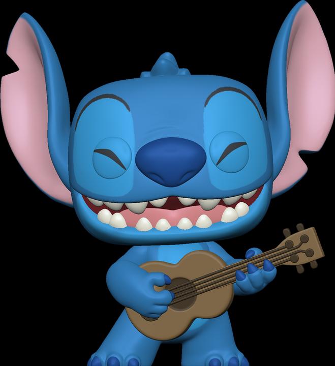 Actual product image Funko POP! - Lilo & Stitch: Stitch with Ukelele