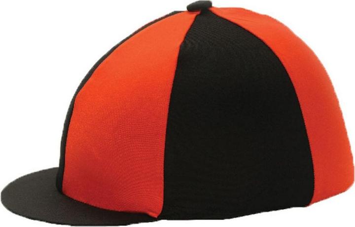 Hy LycraReithelmüberzug seidig glänzend zweifarbig (One Size)