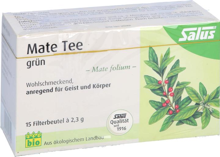 Actual product image Salus Mate tea green, 15 pc. Filter bag (34.50 g)