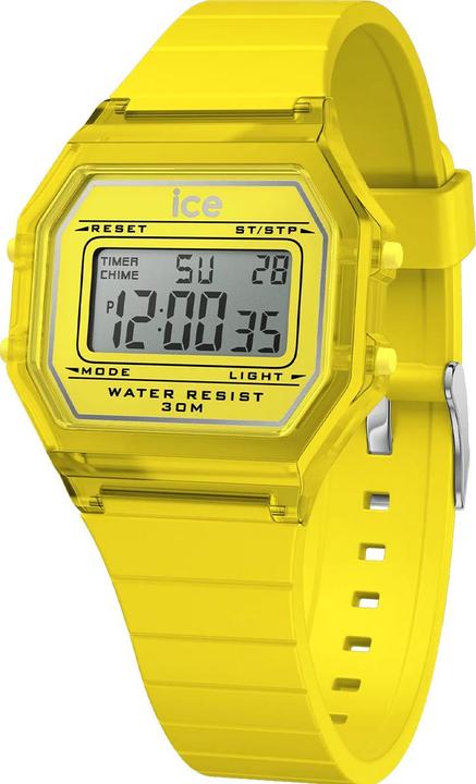Produktbild ICE Watch Ice Digit Retro Electric Yellow Clear Small (32 mm)