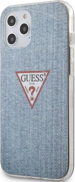 Actual product image Guess Hard Cover Denim Jeans (Apple iPhone 12 Pro Max)