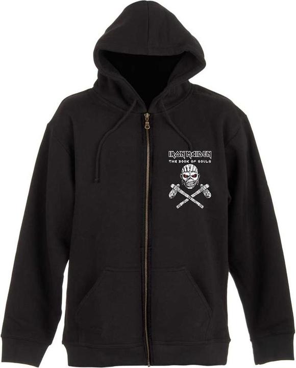 Immagine prodotto Iron Maiden Eddie Axe Felpa con Cappuccio e Zip Intera Stampa posteriore Adulto Unisex (L)