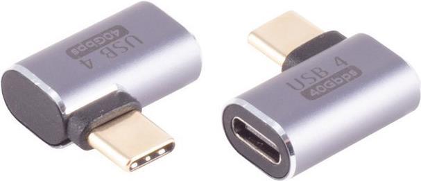 Produktbild Shiverpeaks S/CONN maximum connectivity USB-C Adapter, 4.0, 90° Winkel links/rechts, HZ (USB 3.0)