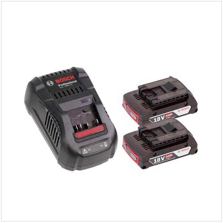 Produktbild Bosch Professional Bosch GAS 18V-1 Akku Staubsauger Handsauger + 2x Akku 2,0Ah + Ladegerät