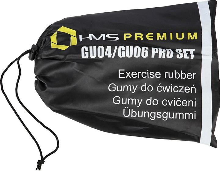 Actual product image HMS Exercise rubber set GU04/06 Professional set