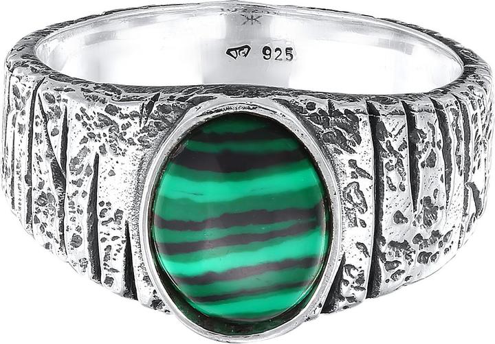 Image du produit Kuzzoi Bague en pierre précieuse, bague sceau (66, Argent 925)