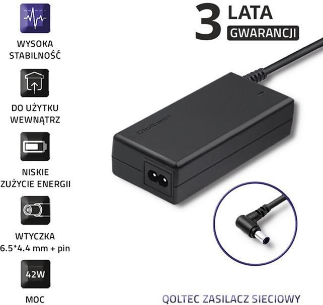 Image du produit Qoltec 51773 Adaptateur électrique pour moniteur Samsung