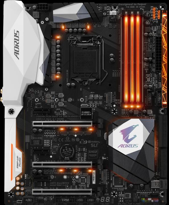 Image du produit Gigabyte AORUS Z270X-Gaming 5 (LGA 1151, Intel Z270, ATX)