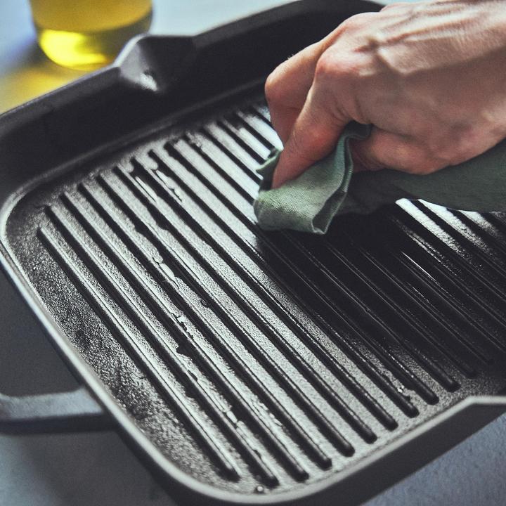 Immagine prodotto Burnhard Padella per grigliare in ghisa (30 cm, Padella grill, Ghisa)