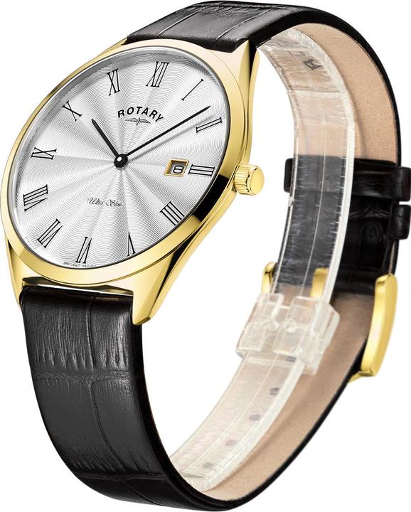 Produktbild Rotary GS08013/01 Ultra Slim Herrenuhr 38mm 5ATM (Analoguhr, 38 mm)