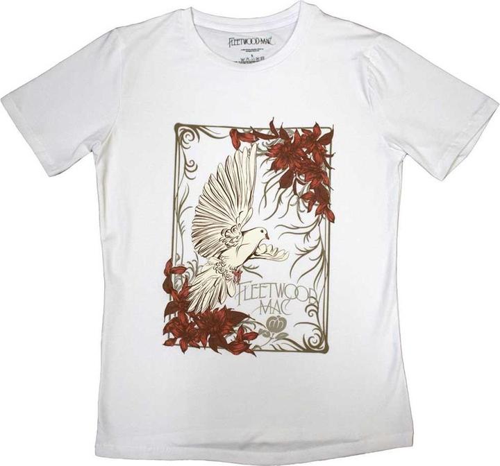 Actual product image Fleetwood Mac Womens/Ladies Dove T-Shirt (S)
