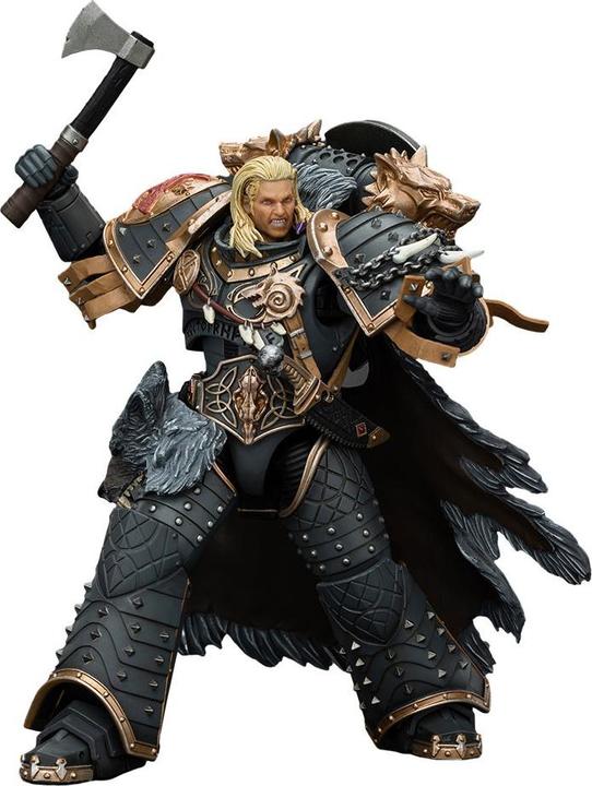 Produktbild Joy Toy Warhammer The Horus Heresy Actionfigur 1/18 Space Wolves Leman Russ Primarch of the VIth Legion 12 c