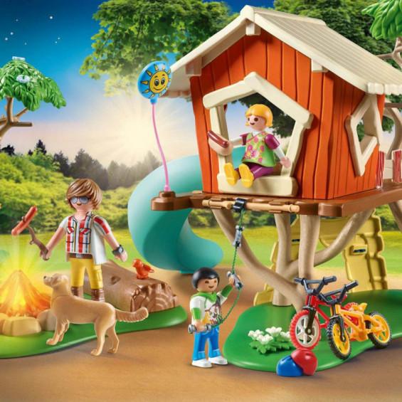 Produktbild Playmobil Abenteuer-Baumhaus mit Rutsche (71001, Playmobil Family Fun)