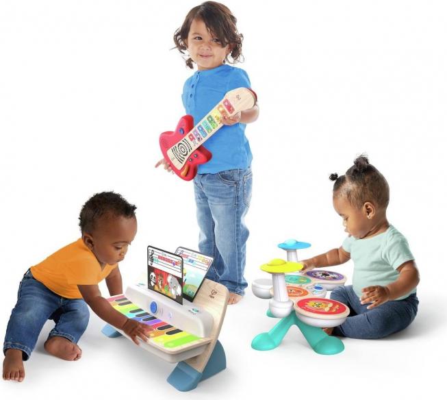 Actual product image Hape Deluxe Magic Touch Drum (German, English, French, Italian)