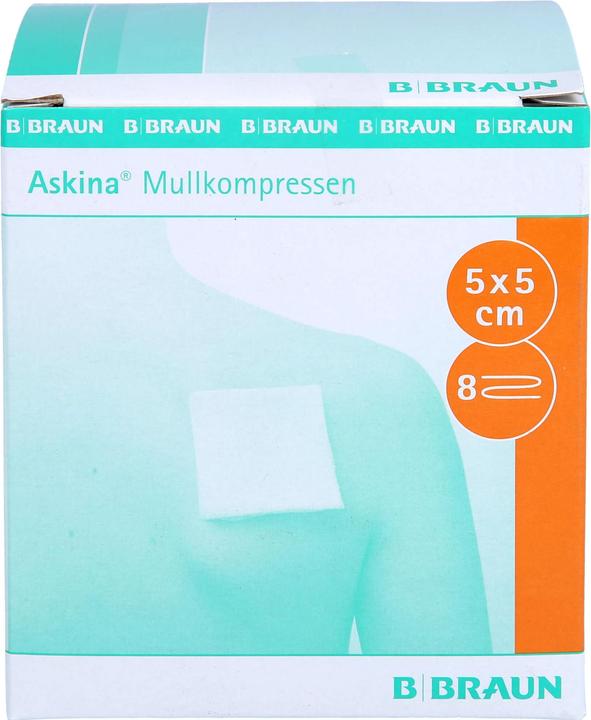 Actual product image Askina Mullkompresse 5cmx5cm steril