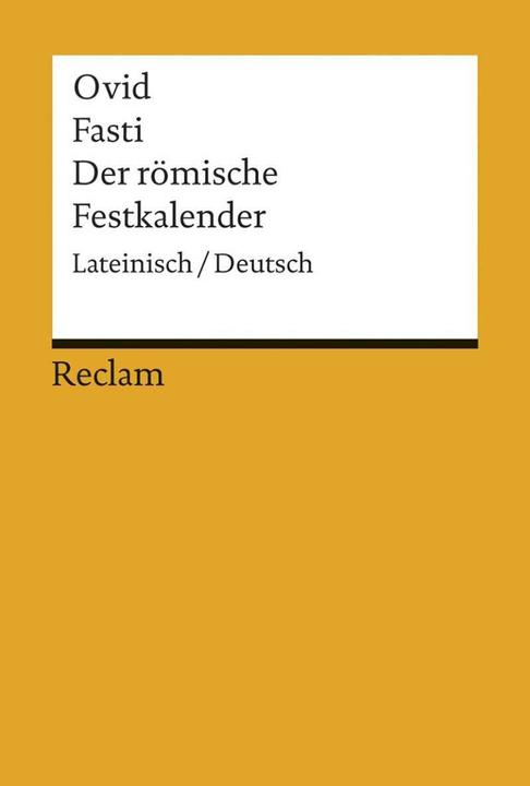 Immagine prodotto Fasti / Der römische Festkalender (Tedesco, Ovidio, 2014)