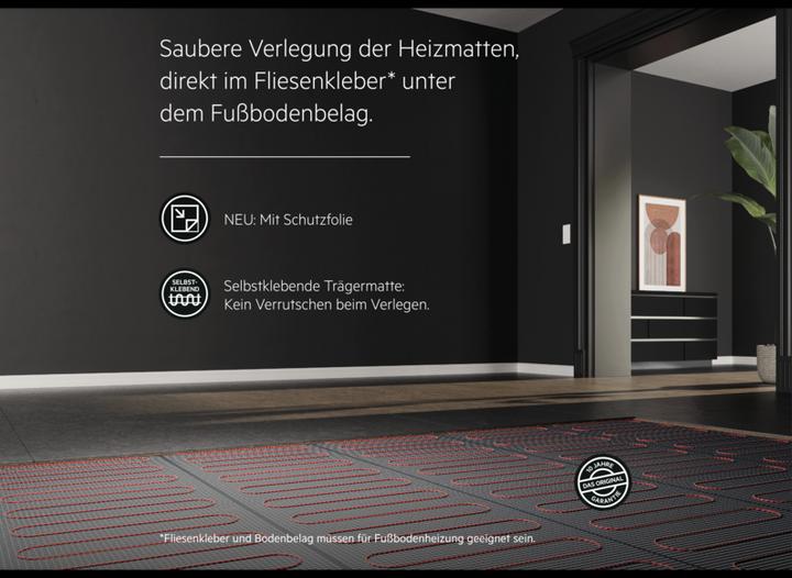Actual product image AEG Haustechnik Basic Thermo Floor TBS TB 160/5, electric underfloor heating, heating mat 5 m², 160 W/m²