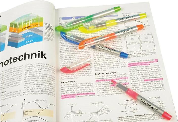 Actual product image Q-Connect Highlighter Slim (Pink, 1 mm, 1 x)