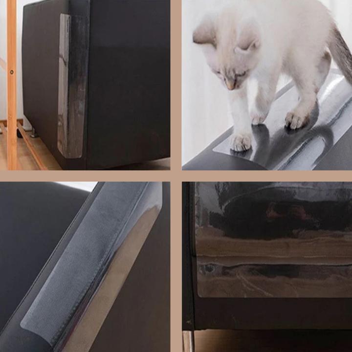 Produktbild Hermex Kratzschutz Kratz-Stop Anti-Kratz Folie Katzen Möbelschoner Wandschutz (Katze)