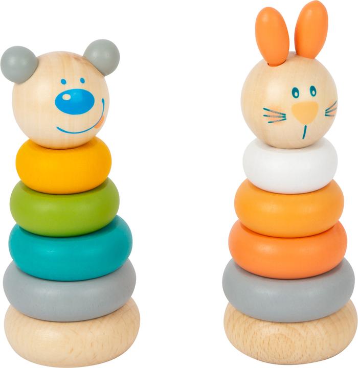 Actual product image small foot Display stacking tower pastel