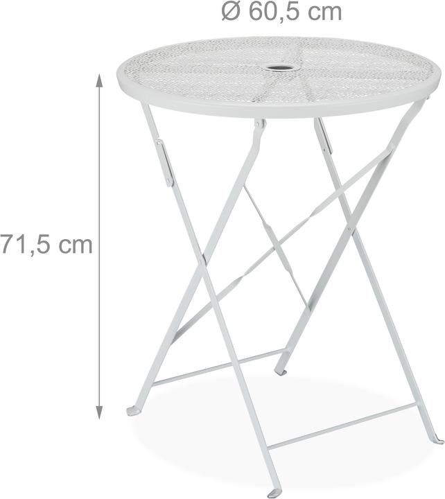 Image du produit Relaxdays Table de balcon (60.50 cm)