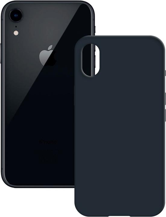 Actual product image KSIX Soft Silicone Case Bulk For Iphone Xr Dark Blue (Apple iPhone XR)