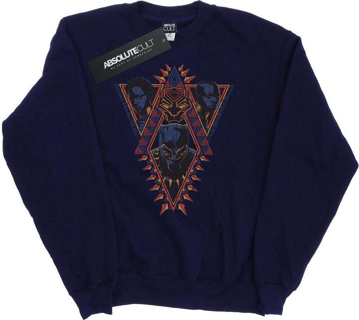 Black Panther Tribal Heads Sweatshirt