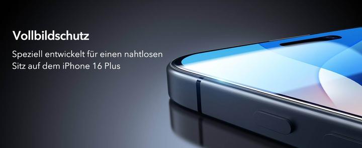 Produktbild ESR Tempered-Glass Displayschutz (1 Stück, Apple iPhone 16 Plus)