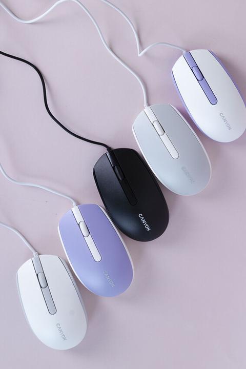 Actual product image Canyon Optical mouse with cable M-10, Black (Cable)