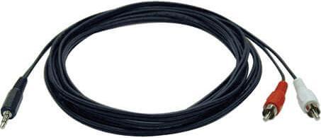 Eaton Cavo adattatore da 3,5 mm Mini Stereo a RCA Audio Y Splitter M/2xM 6ft. 1.8m (1.83 m, Connettore da 3,5 mm (AUX))