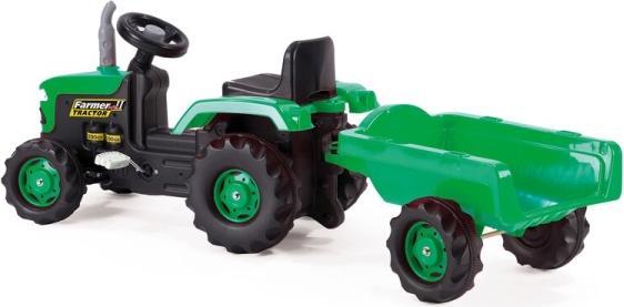 Produktbild Siva Kinder Trettraktor mit Anhänger Farmer Tractor