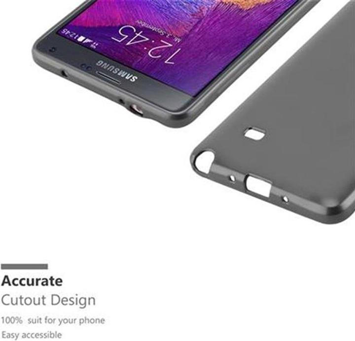 Image du produit Cadorabo Couverture métallique mate TPU (Samsung Galaxy Note 4)