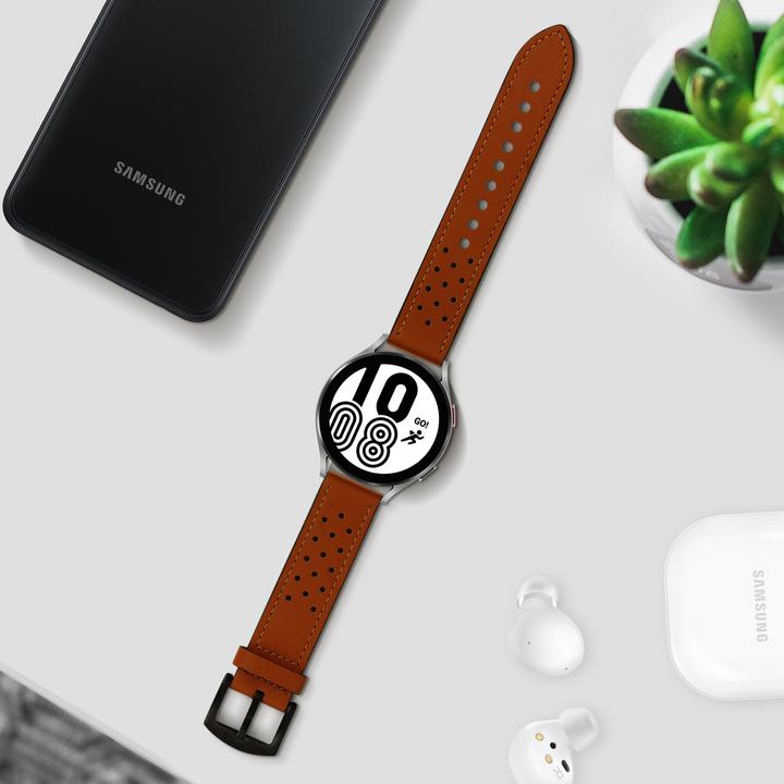 Produktbild Avizar Samsung Watch 4 Lederarmband (Leder)
