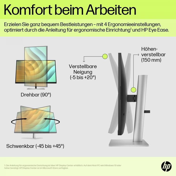 Actual product image HP E27u G5 (2560 x 1440 pixels, 27")
