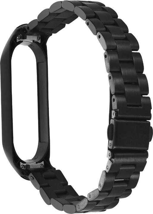 Produktbild Avizar Xiaomi Mi Band 6 / 5 Stahl Armband mit Faltschliesse (Edelstahl)