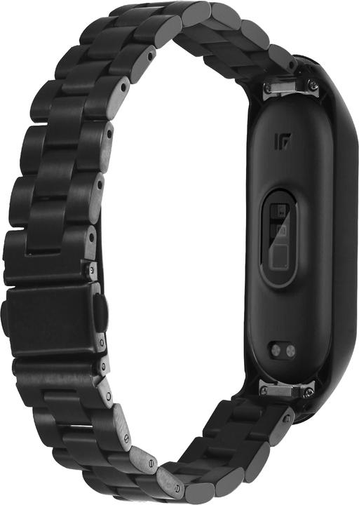 Produktbild Avizar Xiaomi Mi Band 6 / 5 Stahl Armband mit Faltschliesse (Edelstahl)
