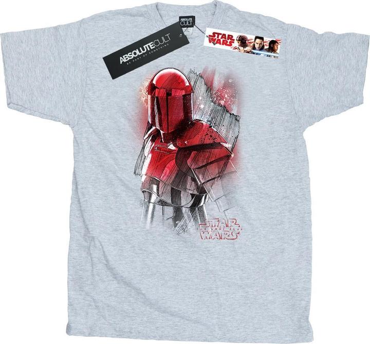 Actual product image Star Wars Mens The Last Jedi Praetorian Guard Brushed T-Shirt (S)