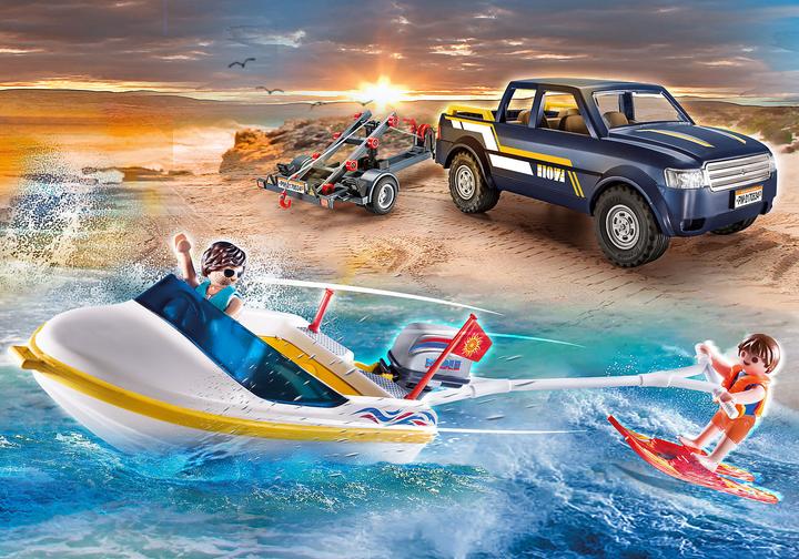 Actual product image Playmobil Pick-Up with Speedboat (70534, Playmobil Family Fun)