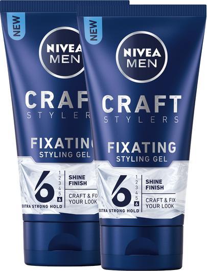 Actual product image NIVEA Craft Stylers Fixating Styling Gel DUO (Hair gel, 300 ml)