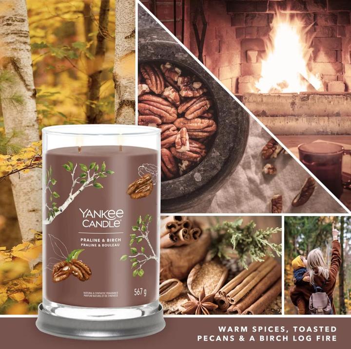 Actual product image Yankee Candle Scented Candle Praline & Birch Signature Large Tumbler